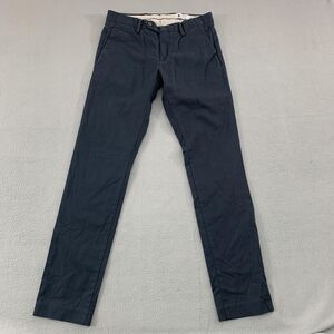 NN07 No Nationality Theo Chino Pants Mens 29x30 Navy Slim Stretch Trousers 1178